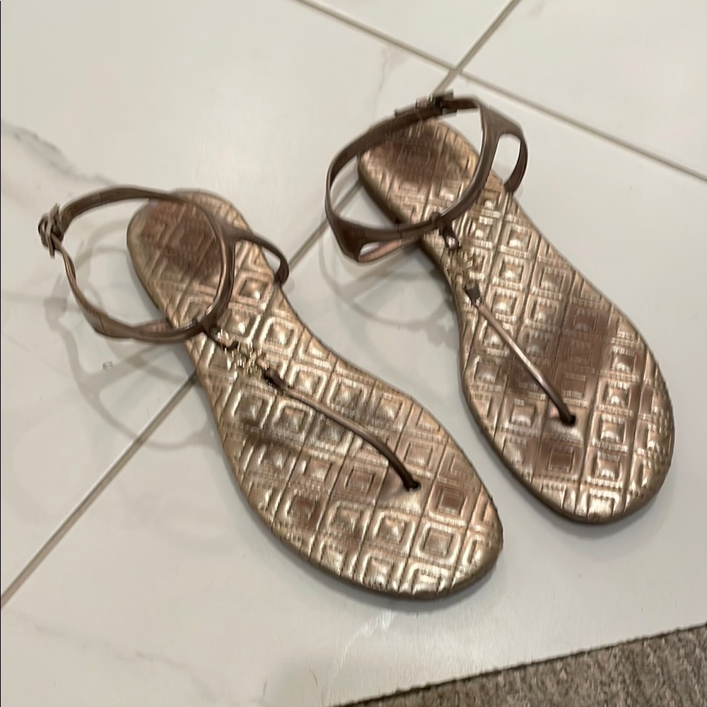 Tory Burch Gold Sandals